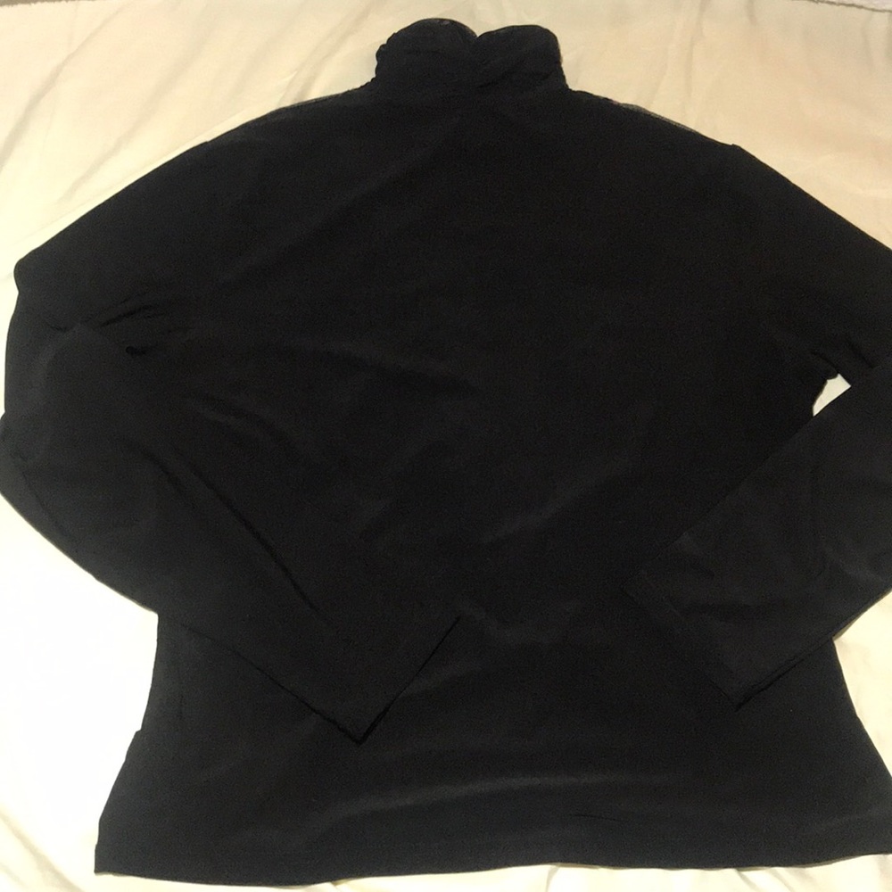 Black Long Sleeves with Center Pink Sequins - Picture 8 of 10